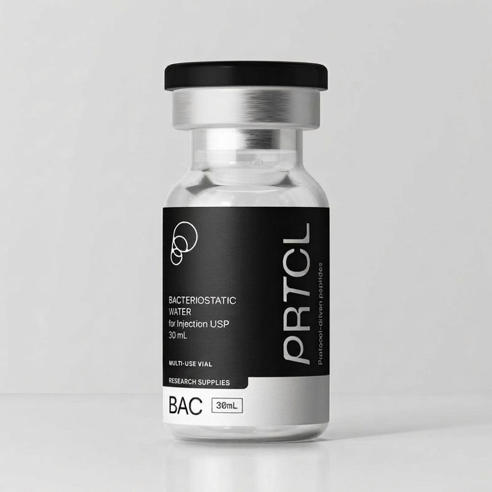 Bacteriostatic Water — 30 mL Sterile Vial, verified to USP Grade purity