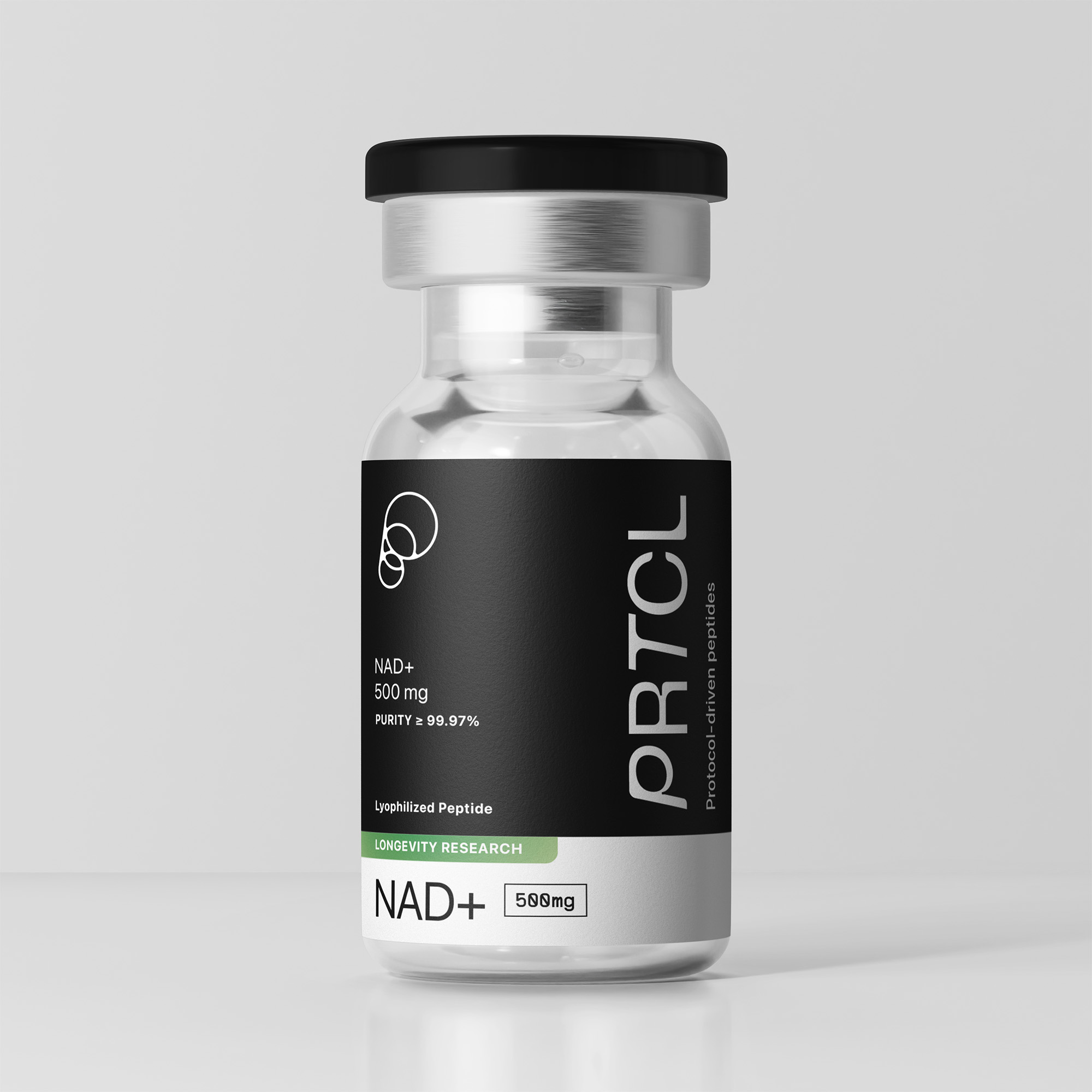 NAD+ — 500 mg Lyophilized Vial, verified to ≥99% purity